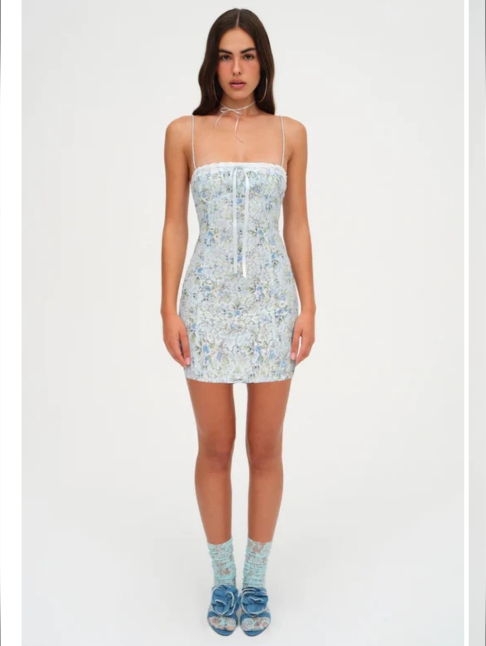 For Love & Lemons Claire Lace Mini Dress Size S - Picture 16 of 16